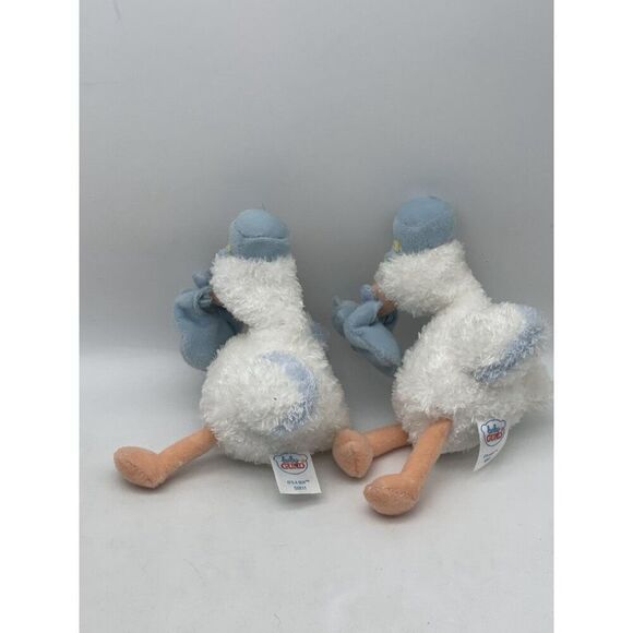 Baby Gund Stork Plush It's a boy 58811 Twins Stuffed Animals lot of 2 - Picture 4 of 7